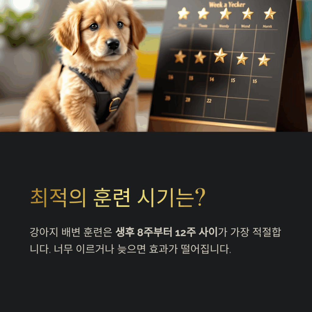 강아지 배변훈련