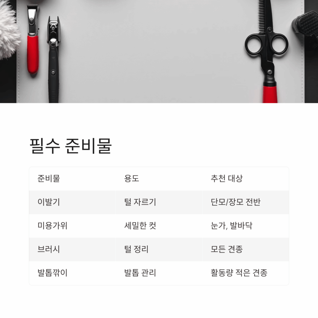 반려견-셀프미용