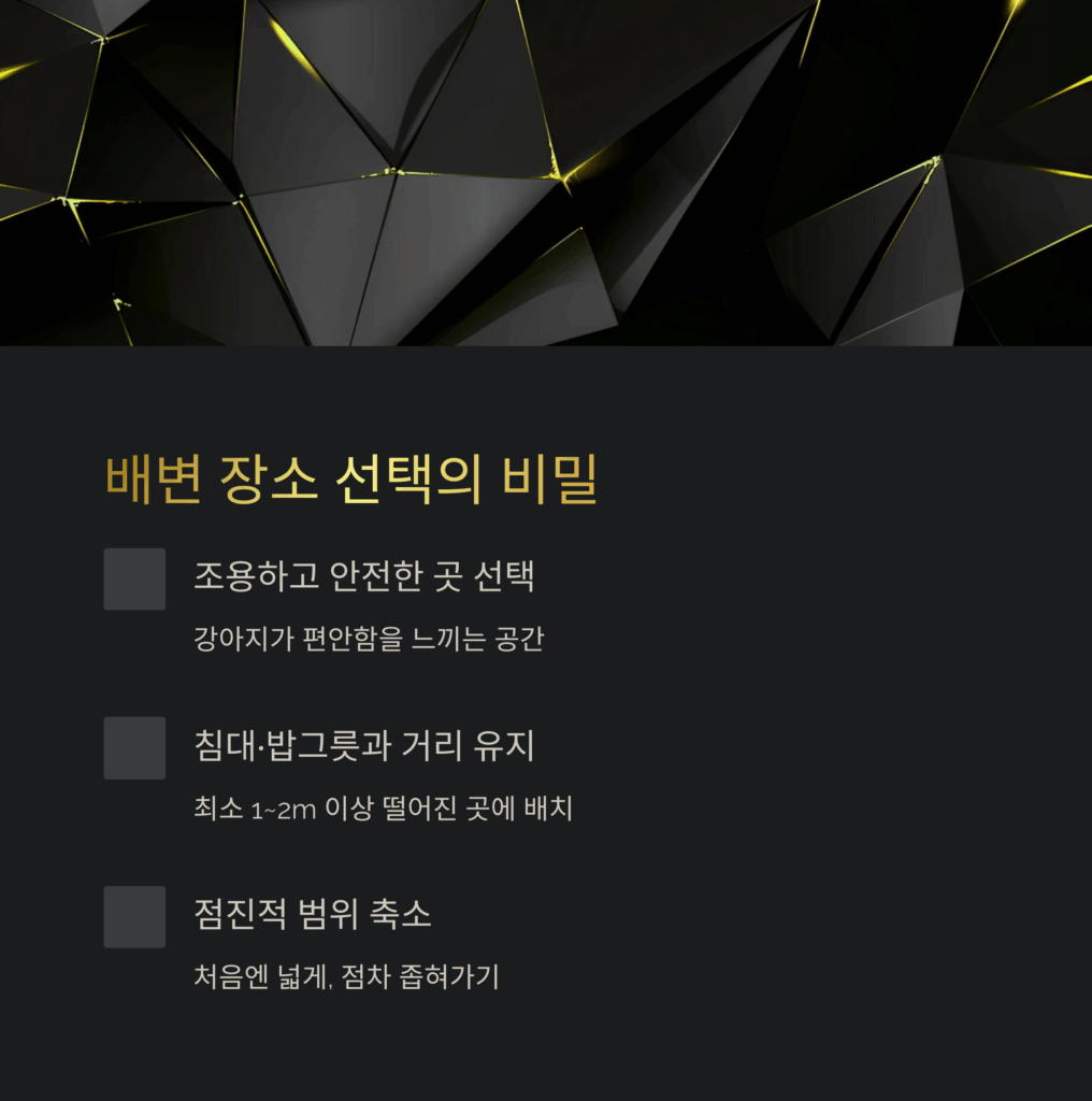 강아지 배변훈련