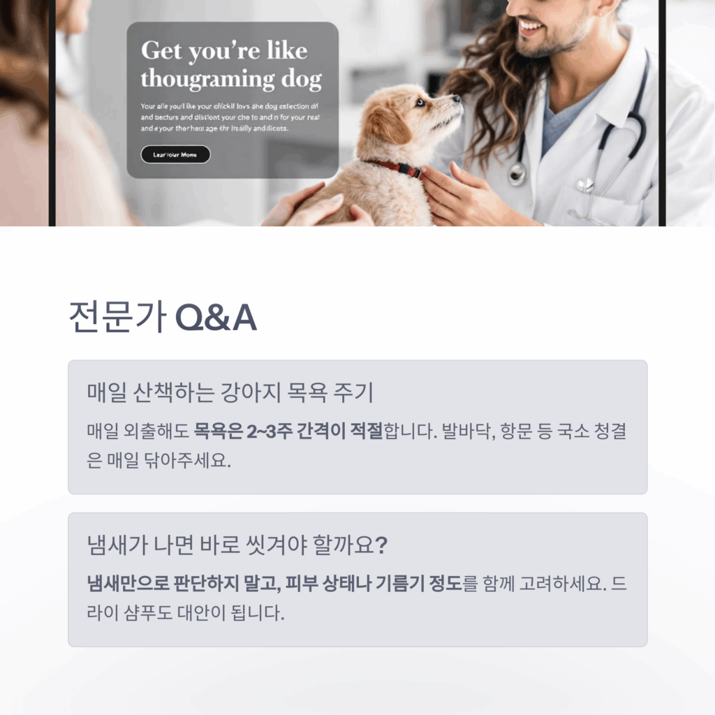 강아지-목욕
